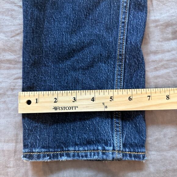 Levis Womens Jeans 70s High Waist Slim Straight 28X30 Big E Vintage Style - Picture 6 of 10